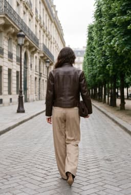 High Waist Pleated Wide Leg Trousers Taupe