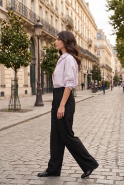 Striped Cotton Button Down Shirt with Pocket